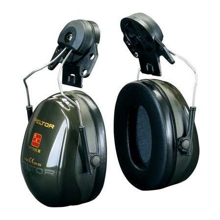 3M PELTOR Optime II Earmuffs, 30 dB, Helmet Mounted, H520P3E-410-GQ-01