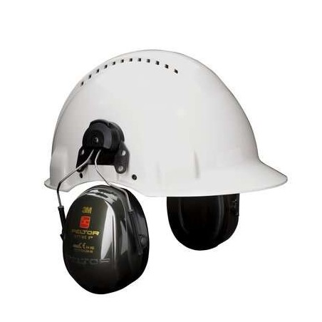 3M PELTOR Optime II Earmuffs, 30 dB, Helmet Mounted, H520P3E-410-GQ-01 - Image 6
